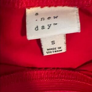 A New Day Bold maxi Red silk skirt